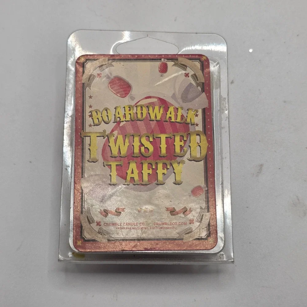 Wax Melts 3oz Purple Boardwalk Twisted Taffy Crumble Candle Co